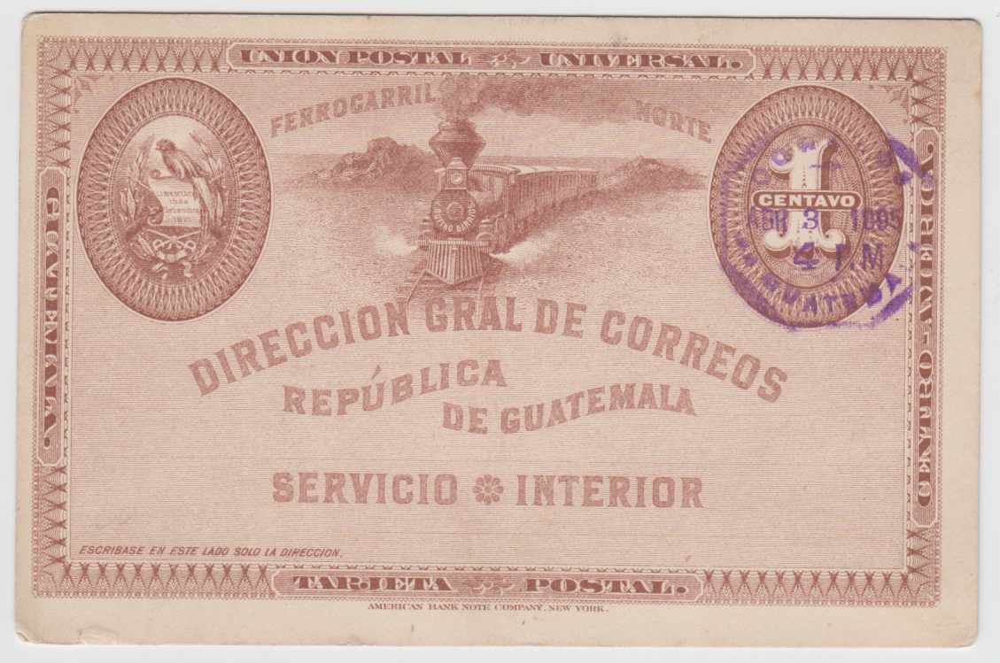 Guatemala 1895 — Abr 3
