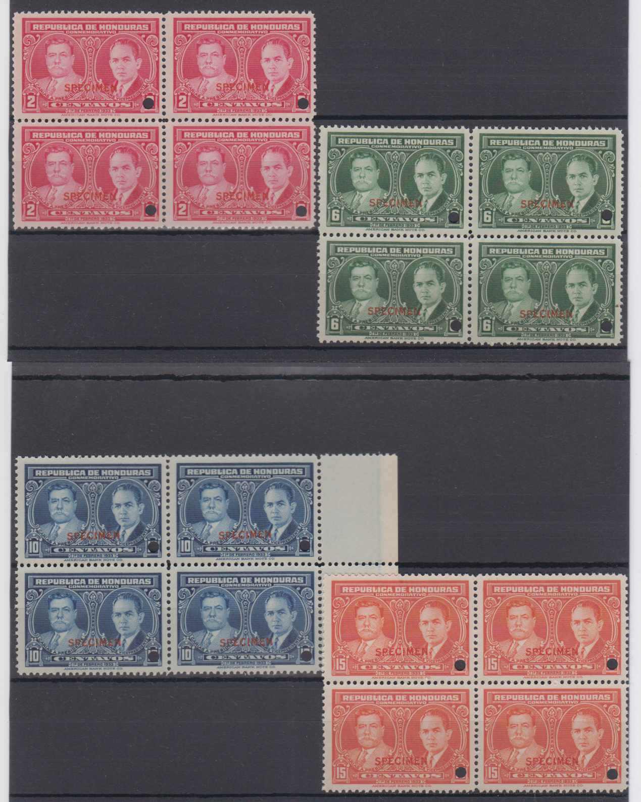 Honduras 1933 — Caris issue