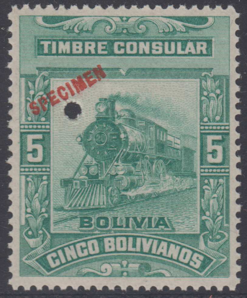 Bolivia 1906 — Revneues
