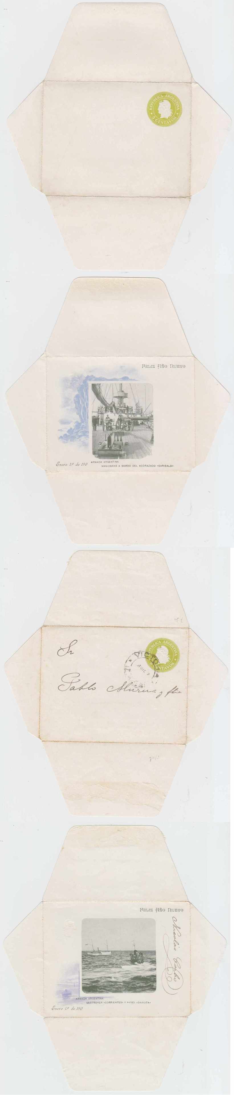 Argentina 1901 — Letter Sheets