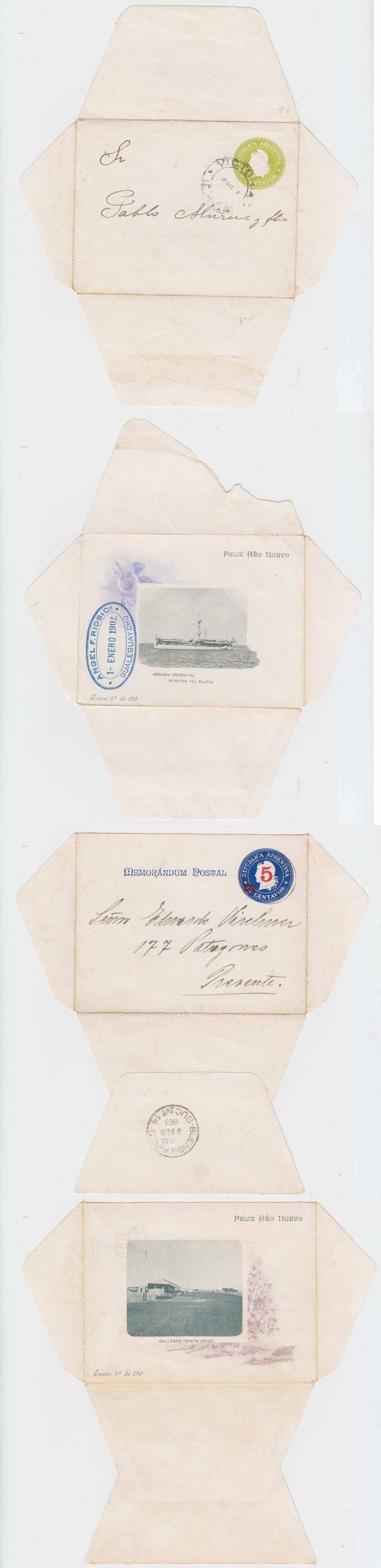 Argentina 1901 — Letter Sheets