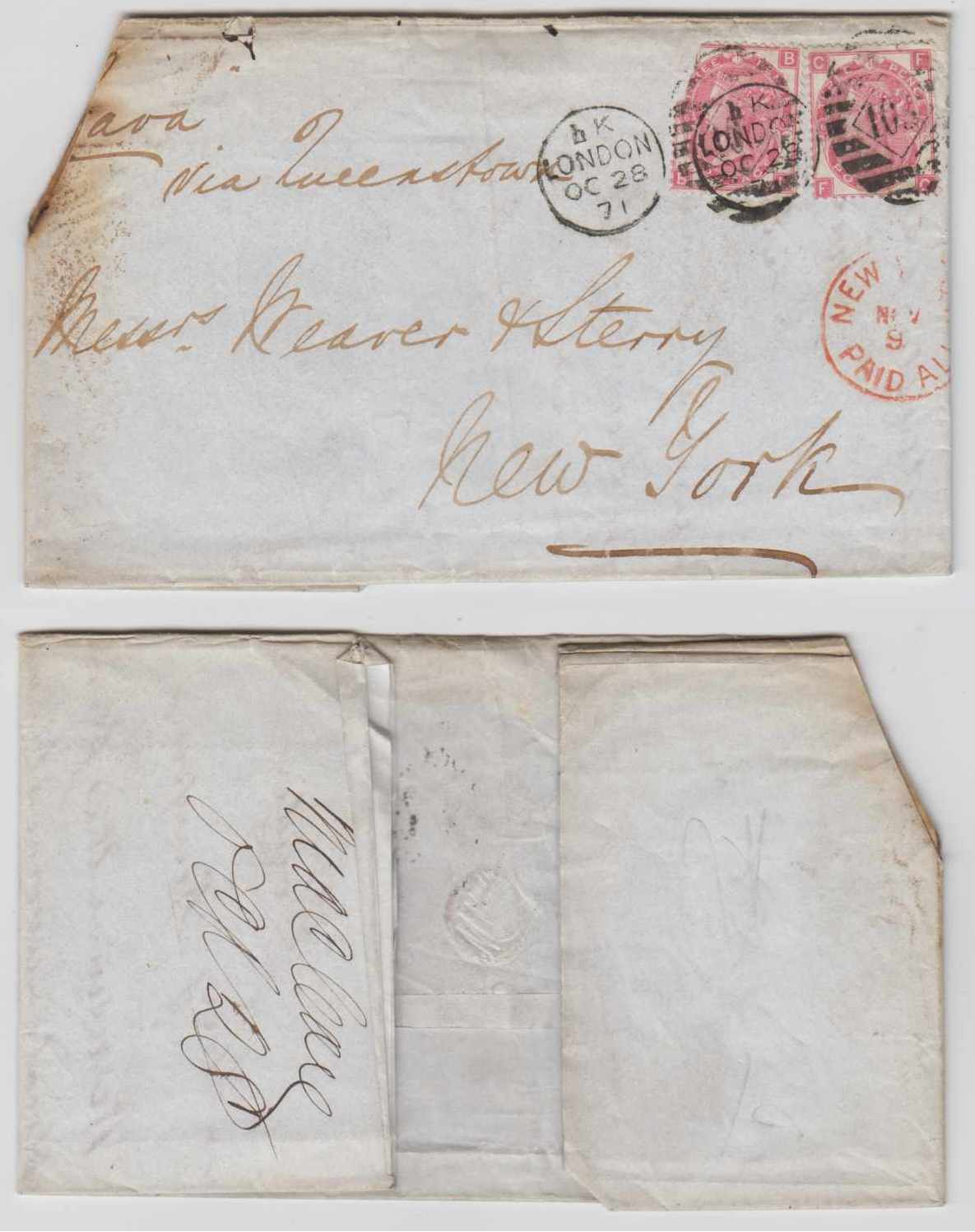Great Britain 1871 — Oct 28