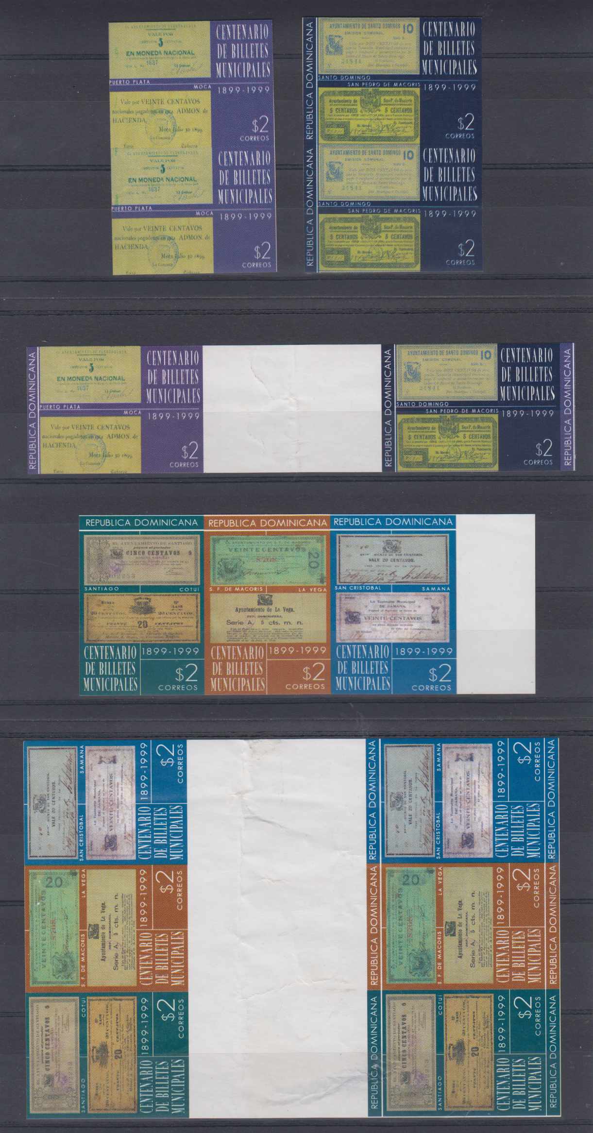 Dominican Republic 1999 — Municipal Notes issue