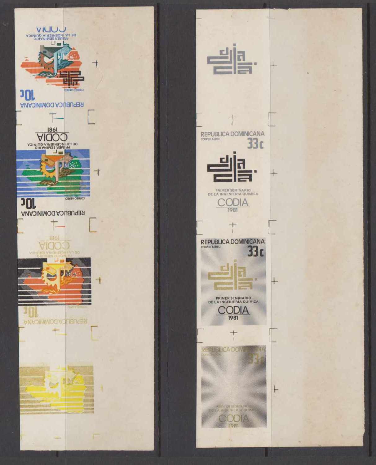 Dominican Republic 1978 — Specialized collection of 24 imperf pairs chiefly in full sets & two marginal imperf…