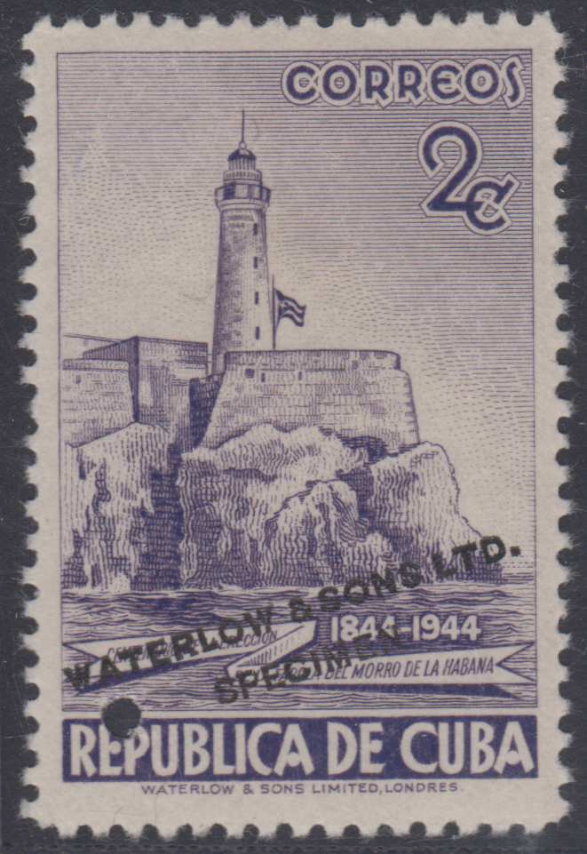 Spanish Antilles 1949 — Morro Lighthouse
