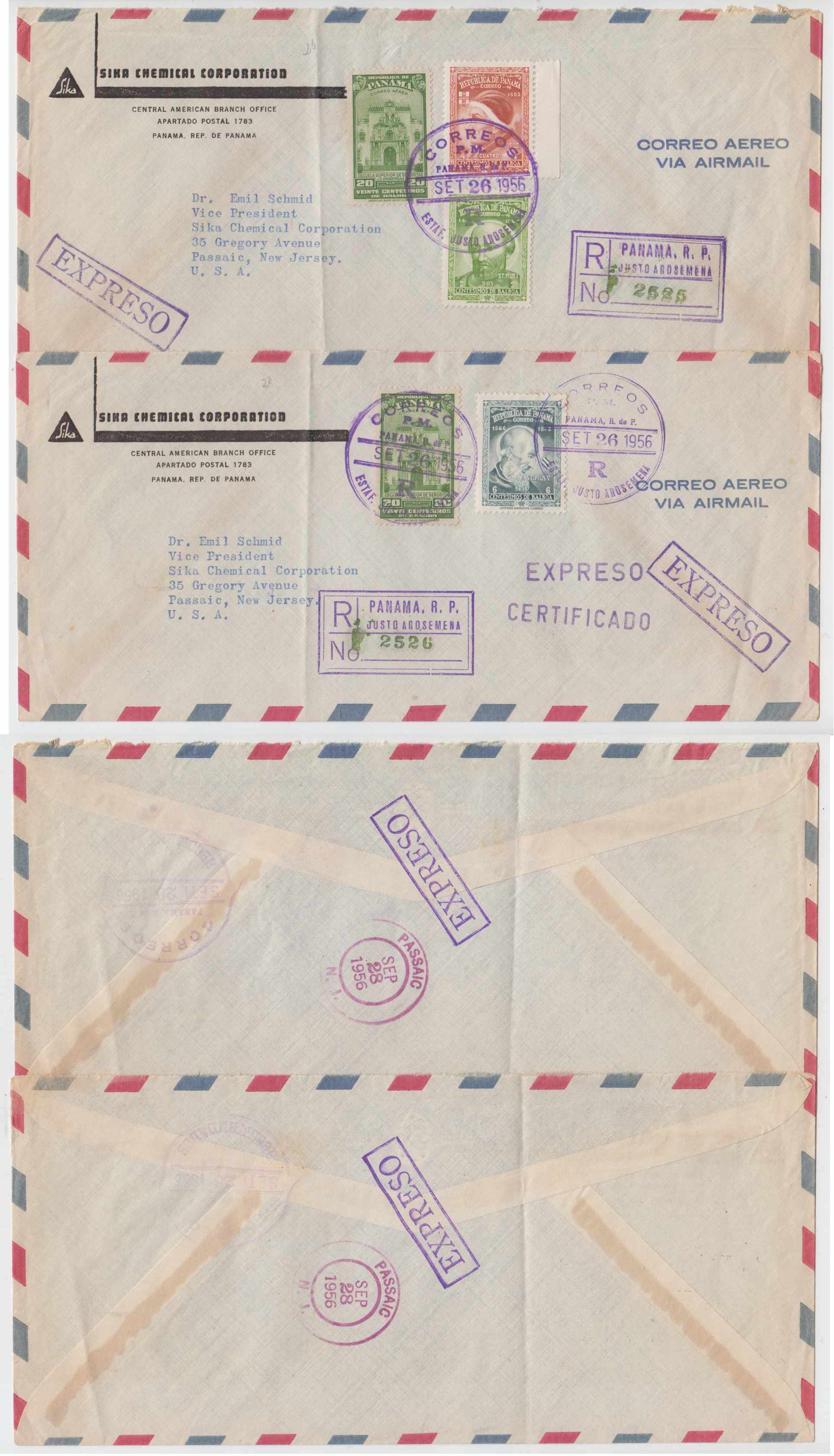 Panama 1956 — Set 26