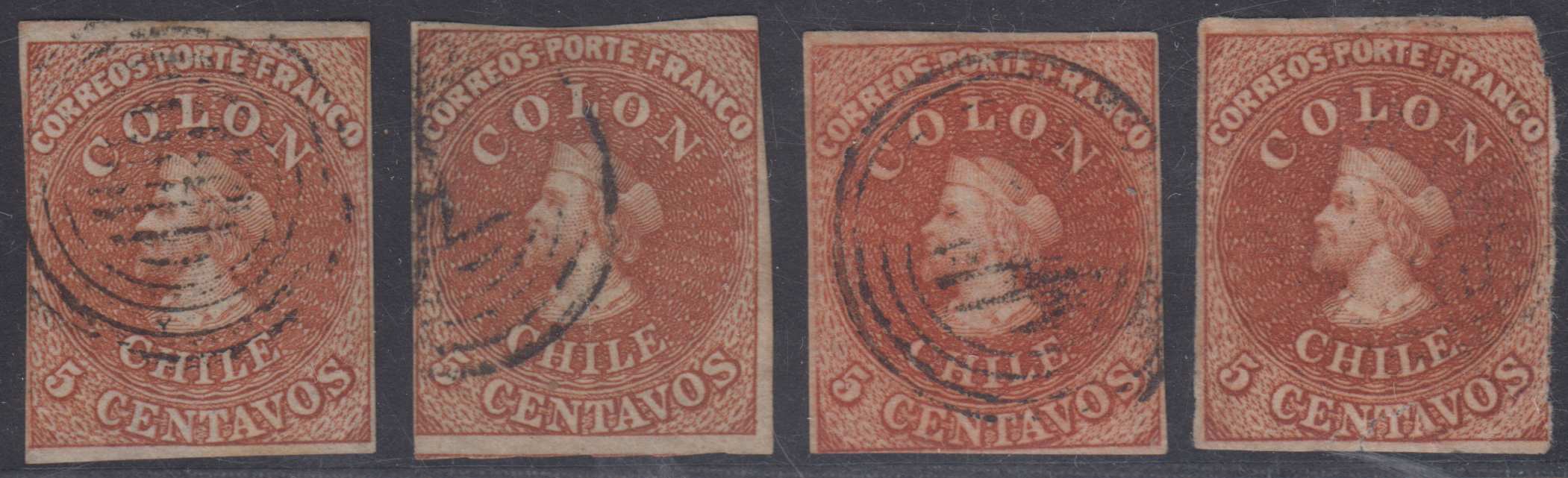 Chile 1854 — Columbus