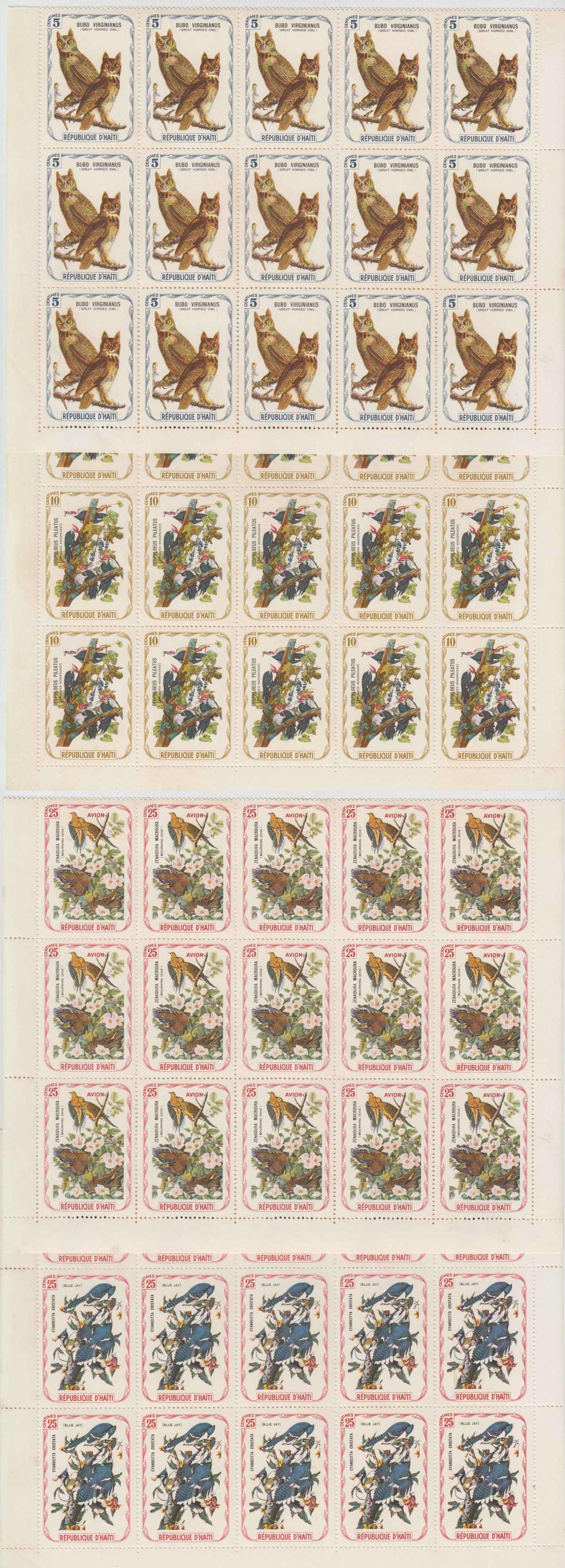 Haiti 1975 — Audubon Birds