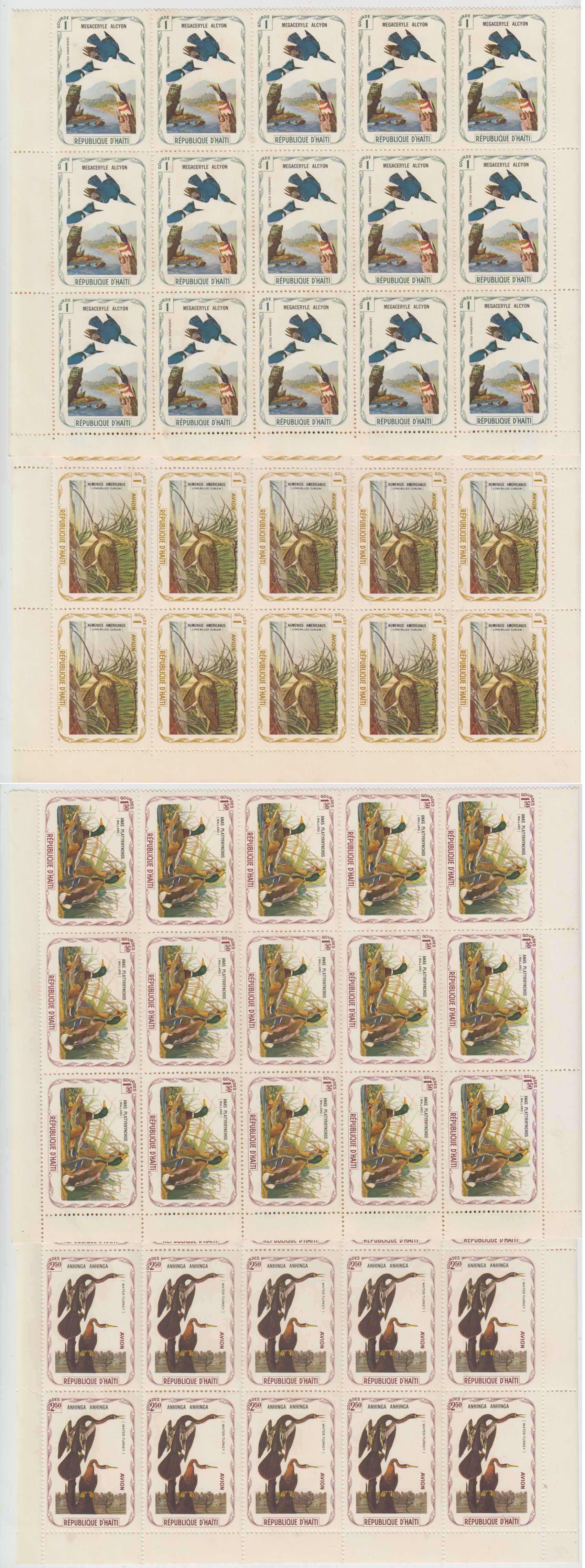 Haiti 1975 — Audubon Birds