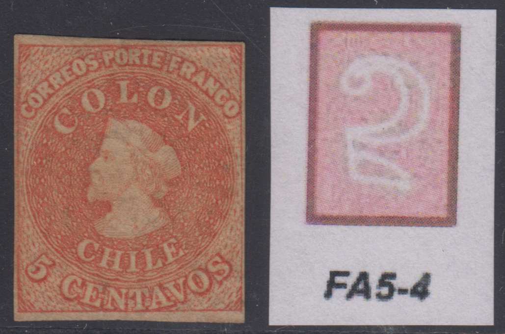 Chile 1858 — Columbus