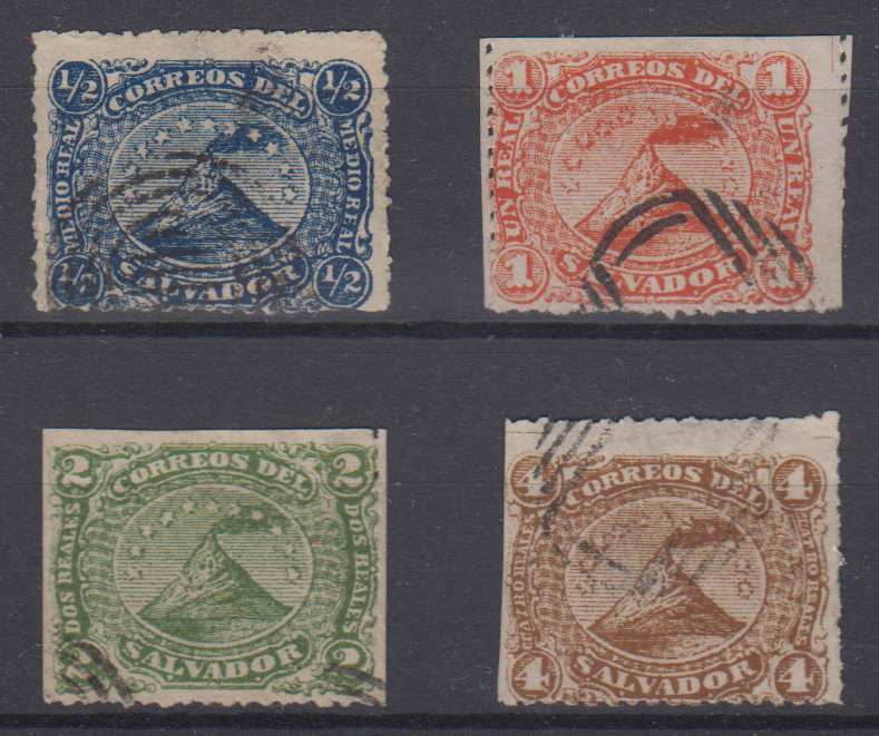 El Salvador 1867 — Volcano