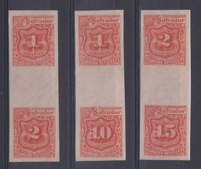 El Salvador 1896 — Postage Due