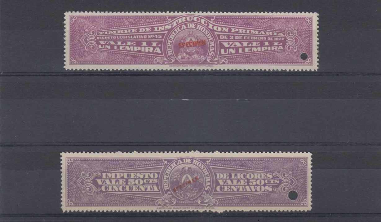 Honduras 1927 — Revenues