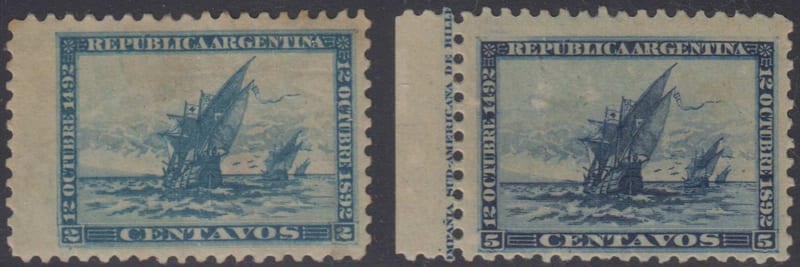 Argentina 1892 — Columbus