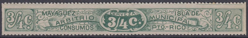 Puerto Rico 1898 — Revenues