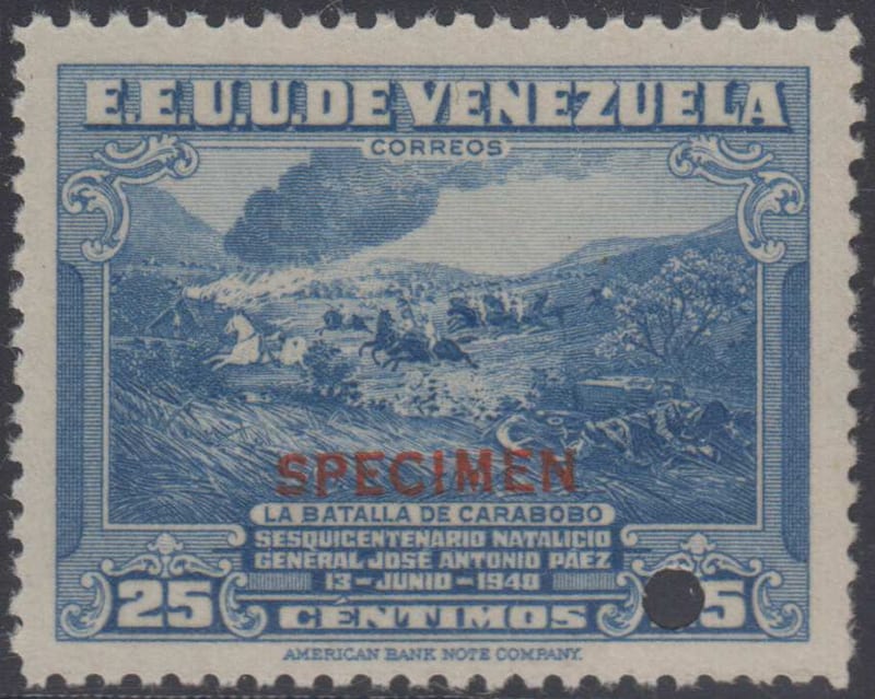 Venezuela 1940 — Battle of Carabobo