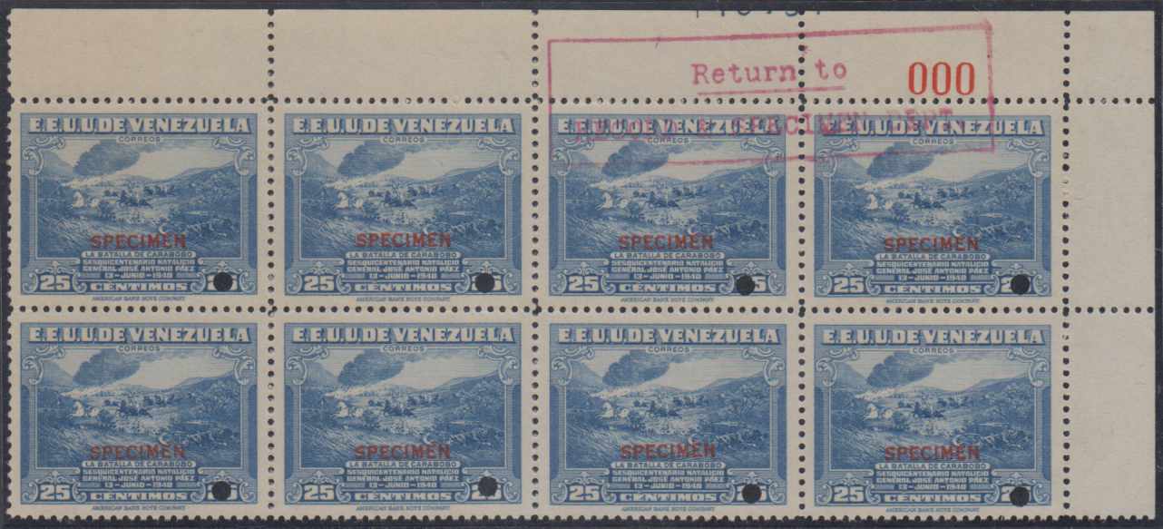 Venezuela 1940 — Battle of Carabobo