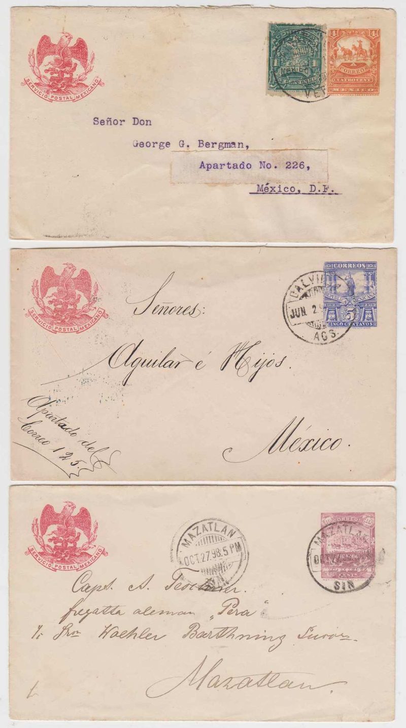 Mexico 1897 — Envelopes