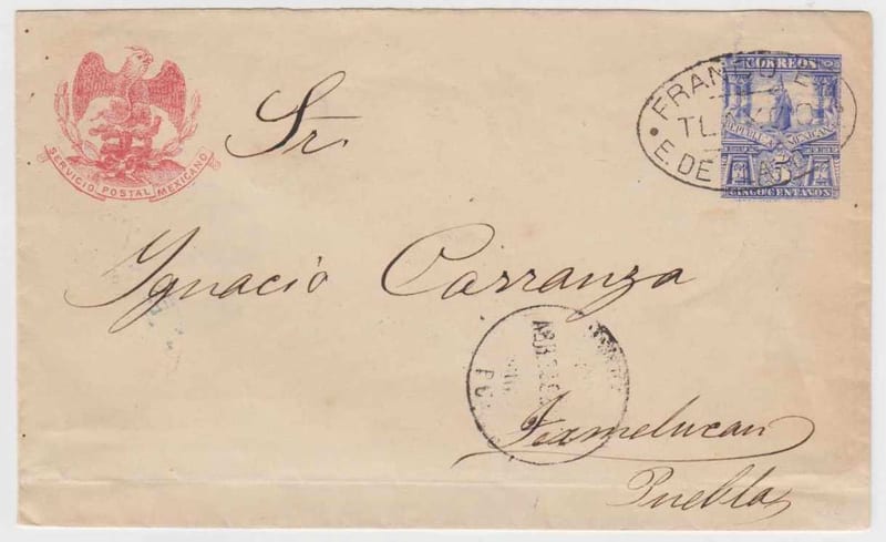 Mexico 1897 — Envelope