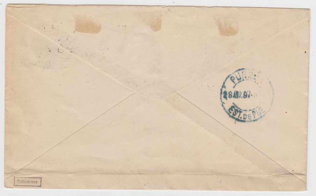 Mexico 1897 — Envelope
