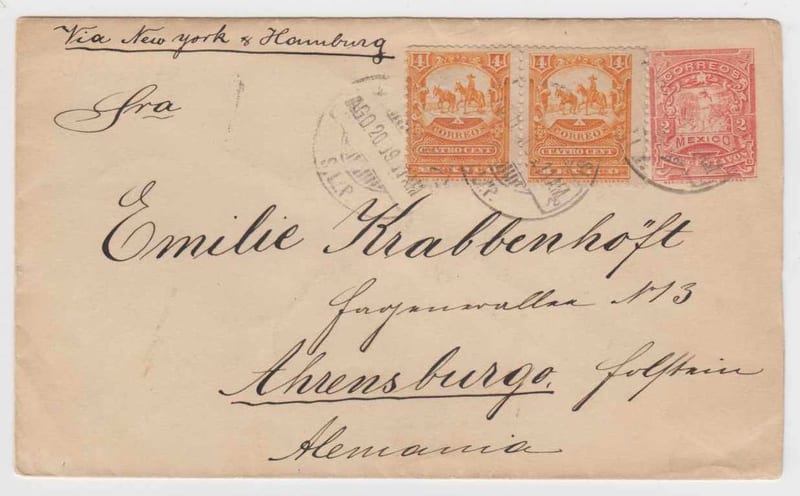 Mexico 1899 — Third Mulita issue