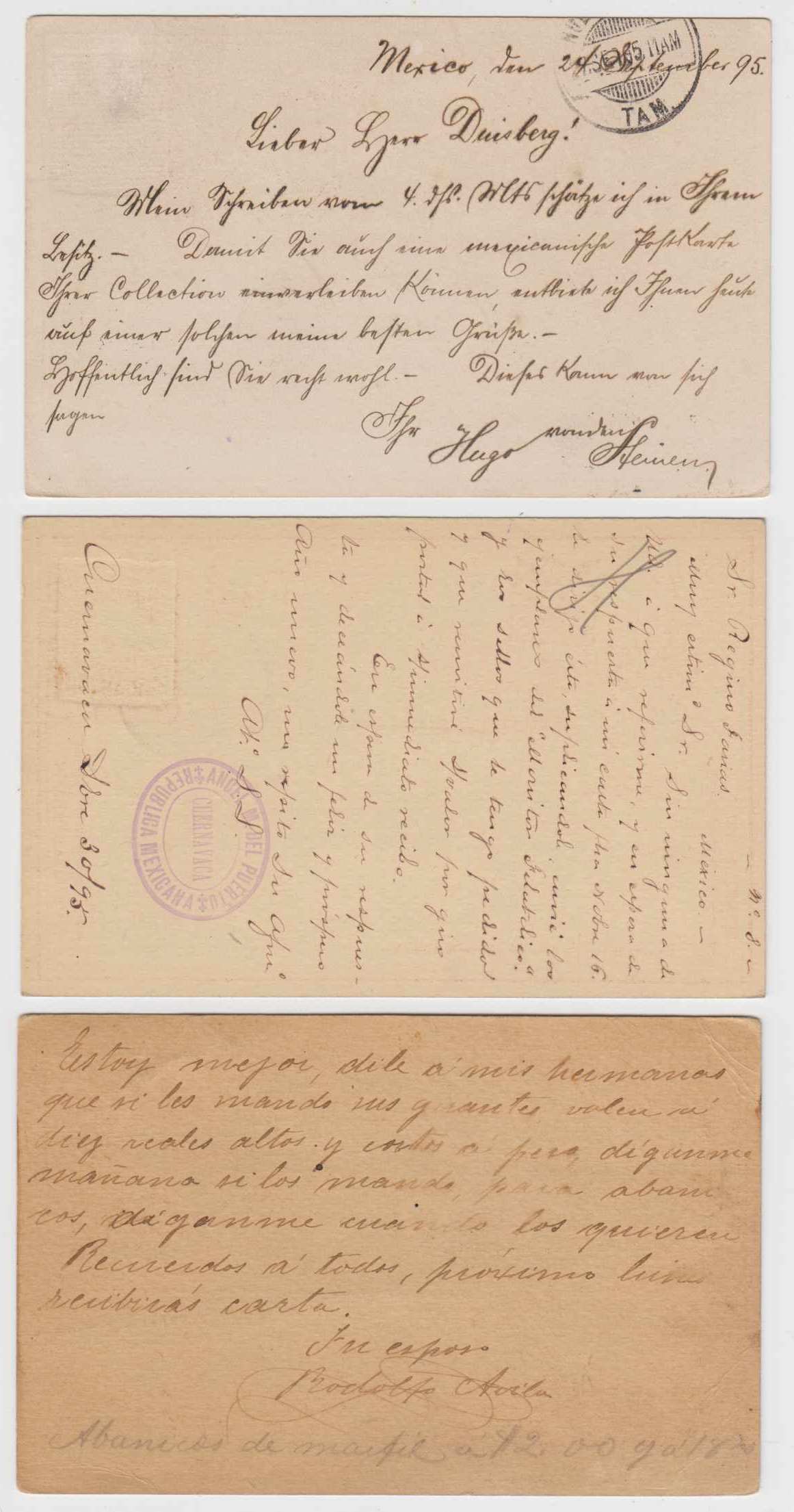 Mexico 1895 — Fourth issue