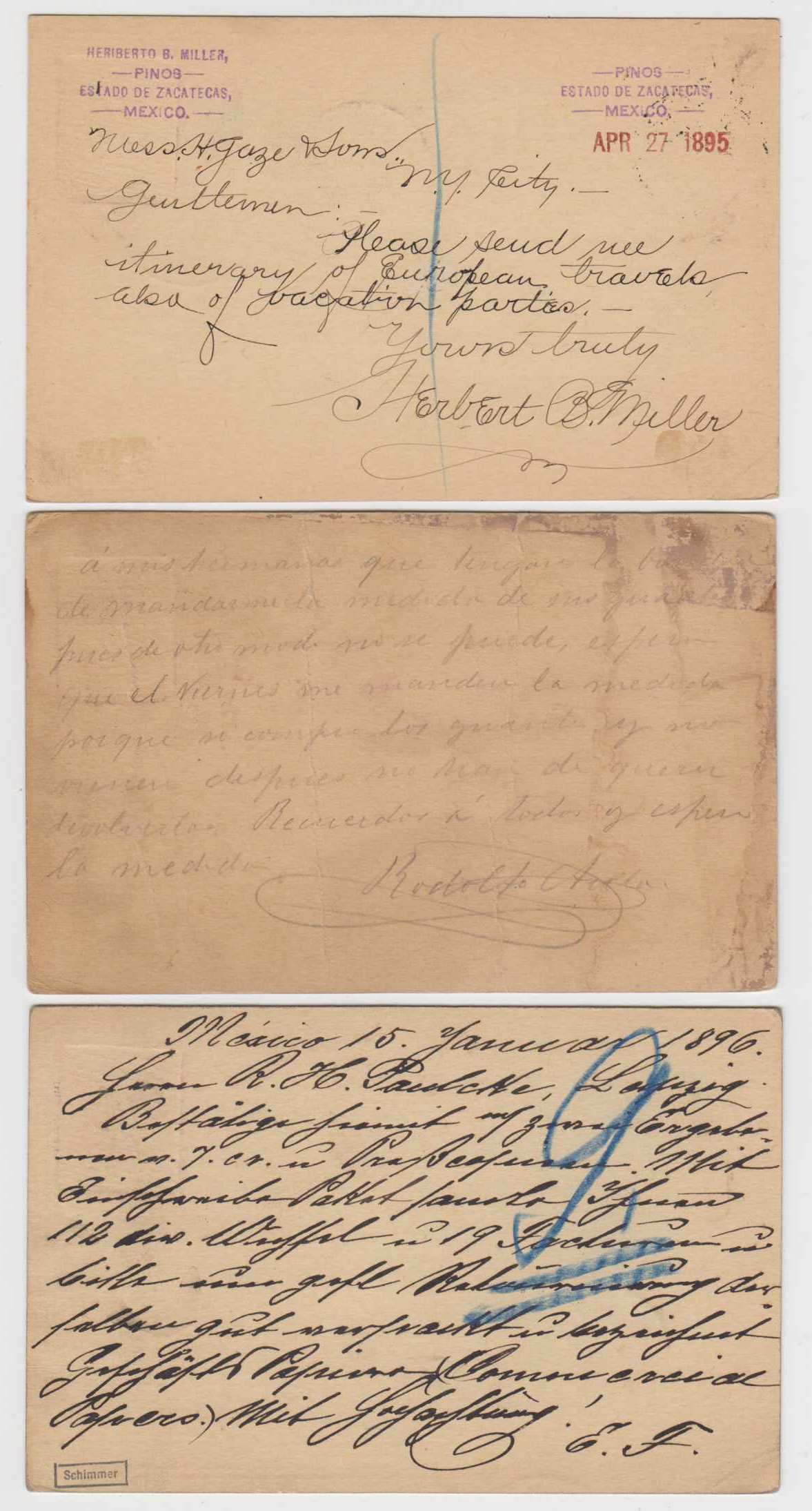 Mexico 1895 — Fourth issue