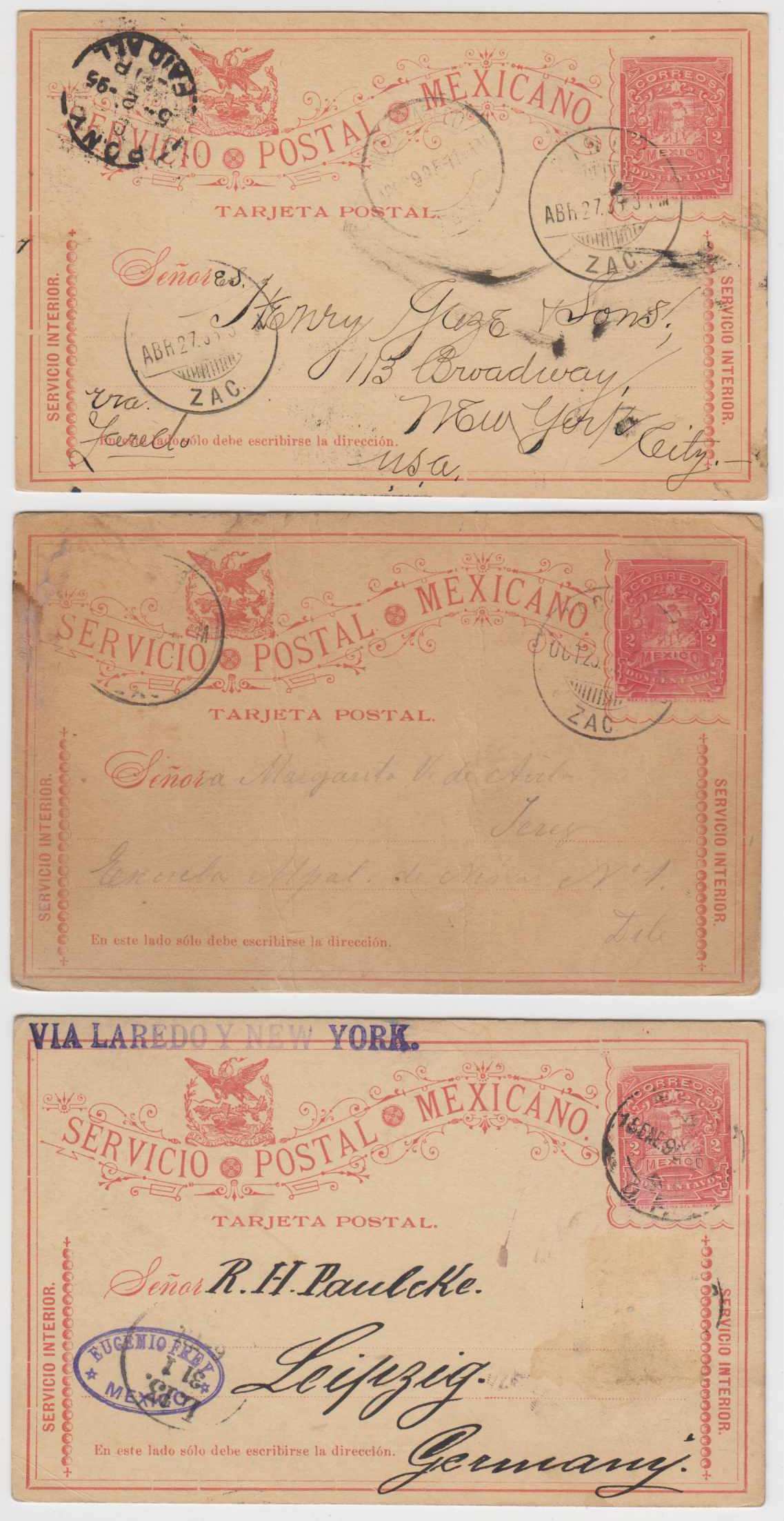 Mexico 1895 — Fourth issue