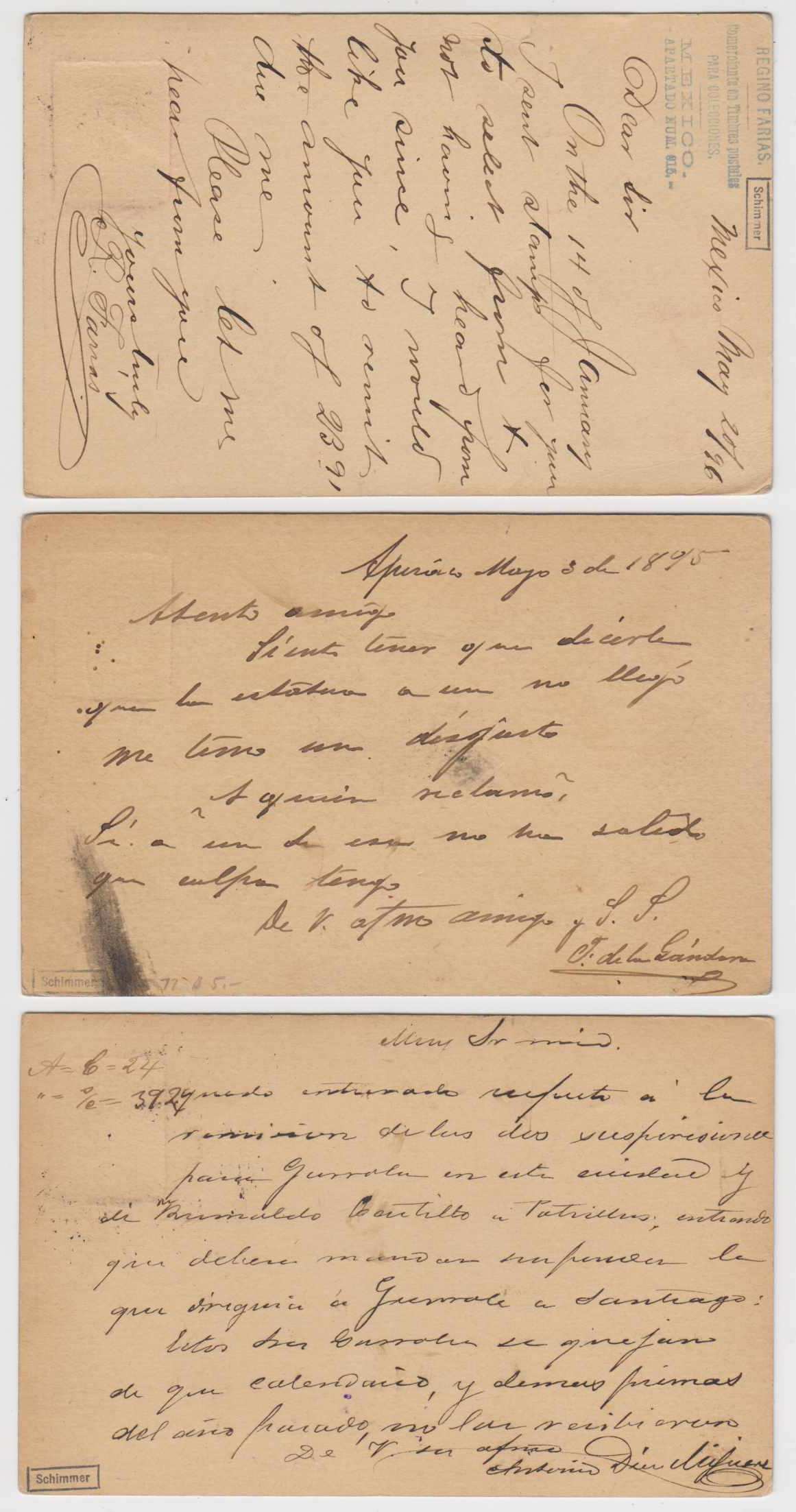 Mexico 1895 — Fourth Issue