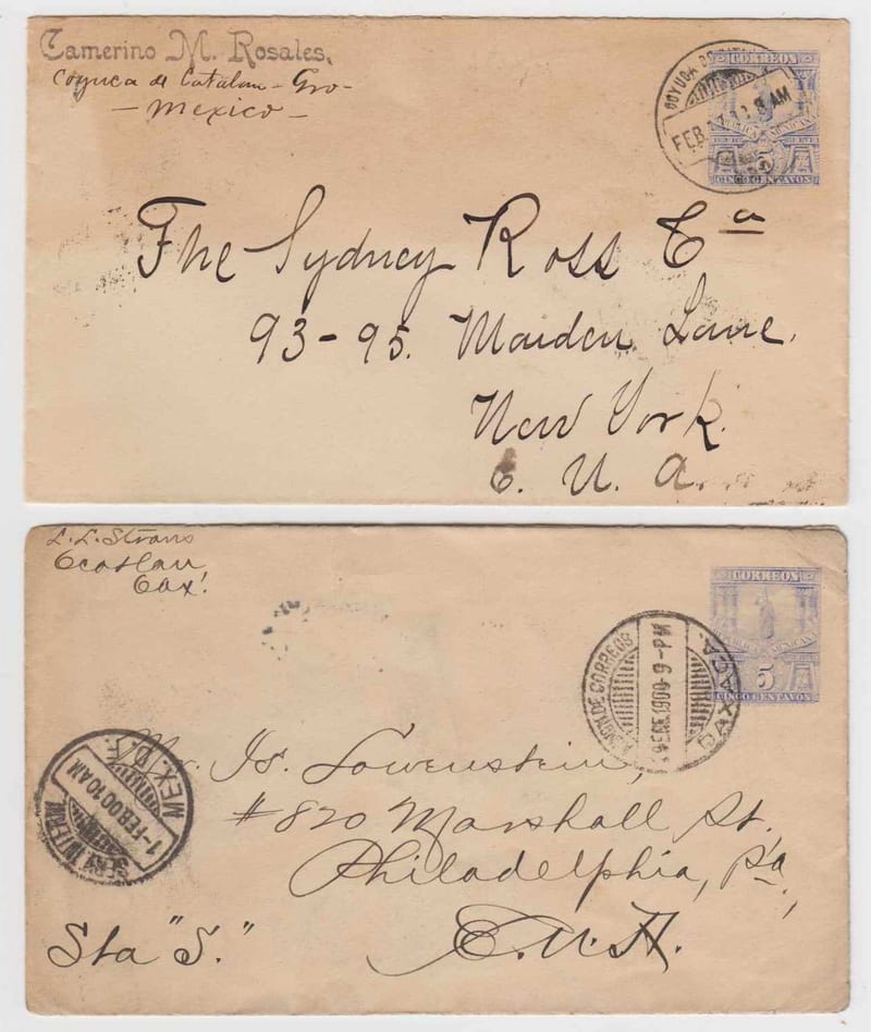 Mexico 1898 — Envelope TO USA