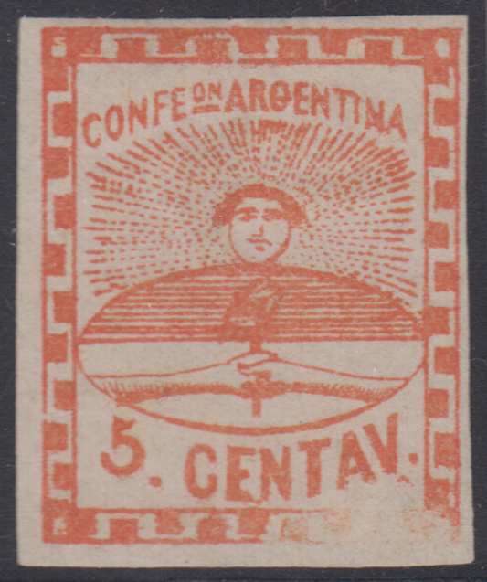 Argentina 1858 — Confederation