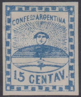 Argentina 1858 — Confederation