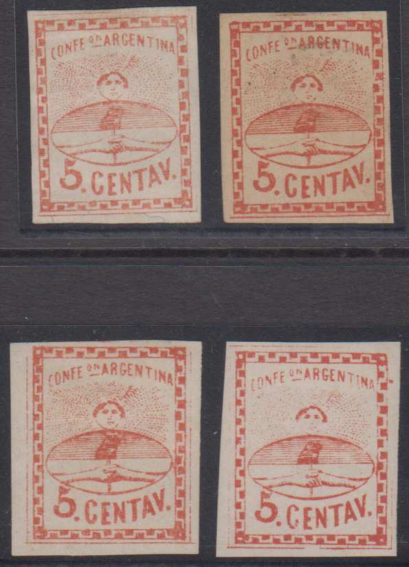 Argentina 1860 — Confederation