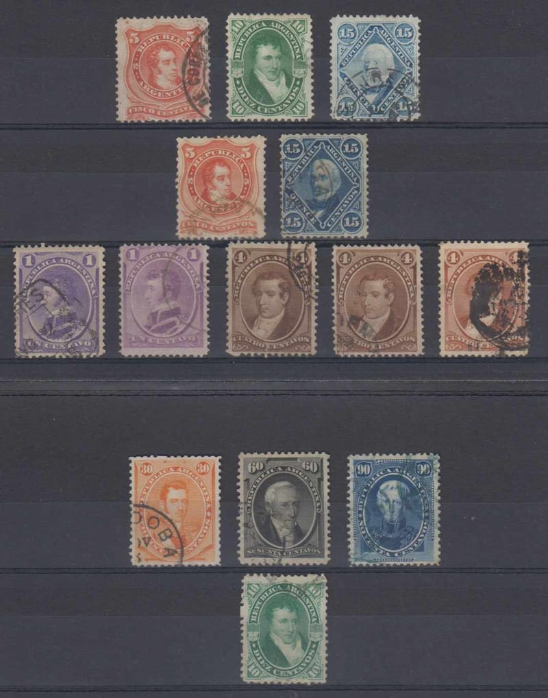 Argentina 1867 — ABNCo issue