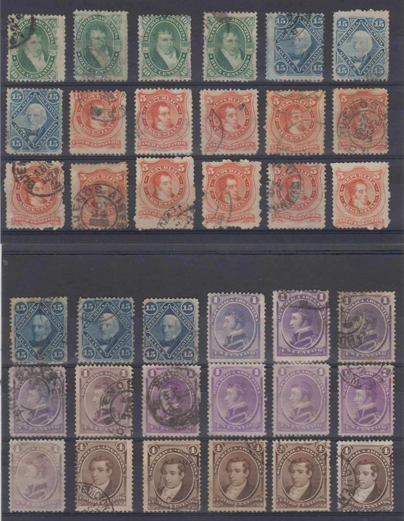 Argentina 1867 — ABNCo issue