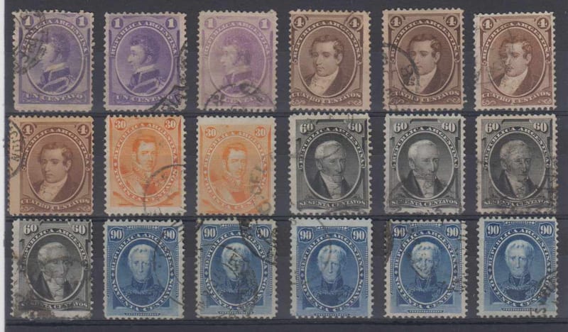 Argentina 1873 — ABNCo issue
