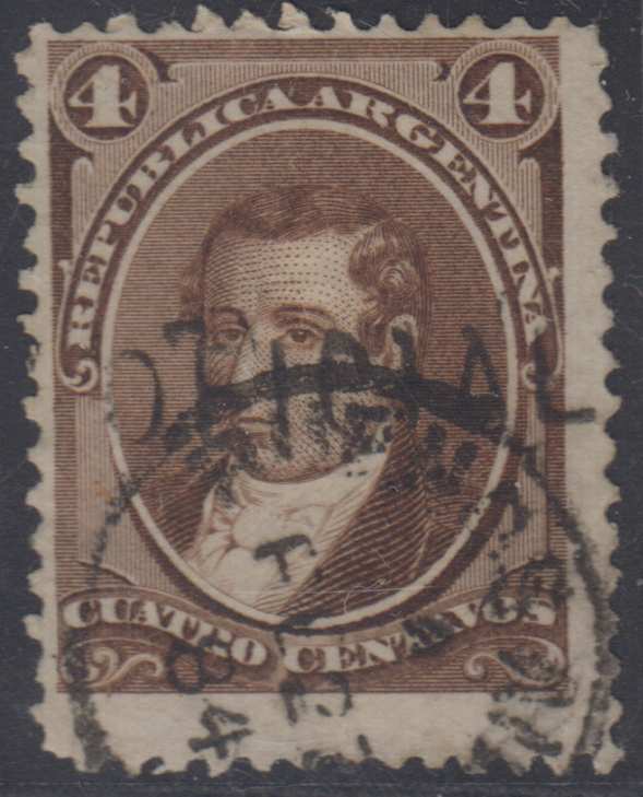 Argentina 1884 — Official
