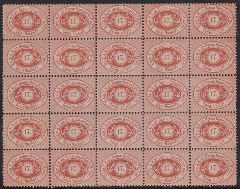Austria 1866 — Danube Steamship Navigation Co