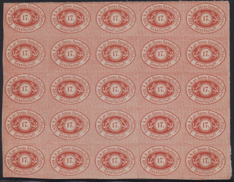 Austria 1866 — Danube Steamship Navigation Co