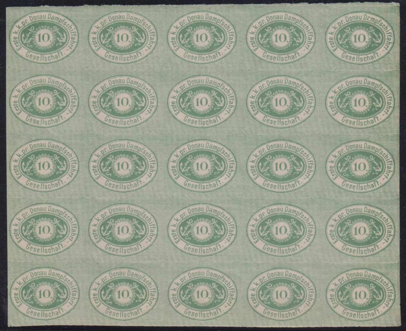 Austria 1867 — Danube Steamship Navigation Co