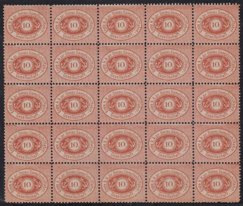 Austria 1870 — Danube Steamship Navigation Co