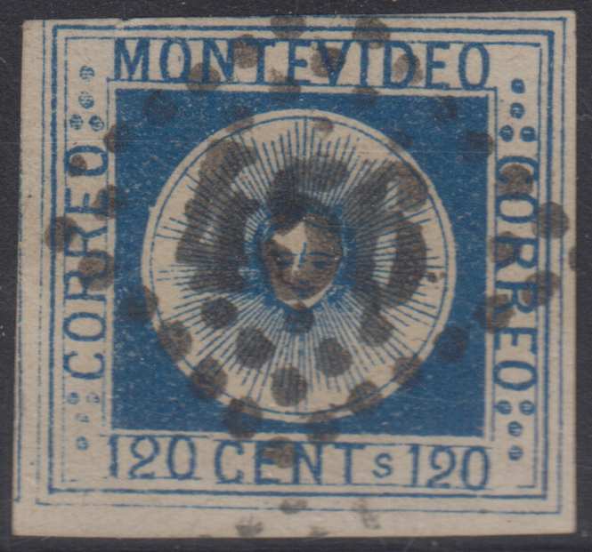 Uruguay 1858 — Coat of Arms