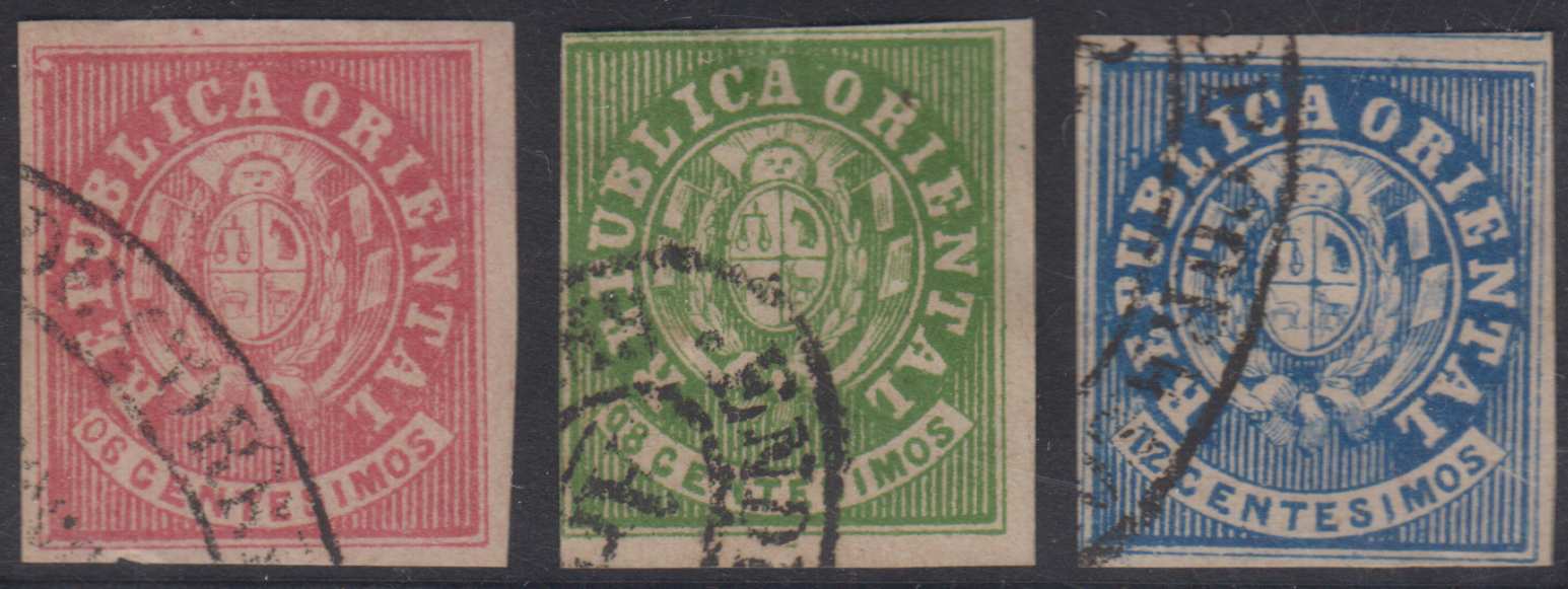 Uruguay 1864 — Coat of Arms