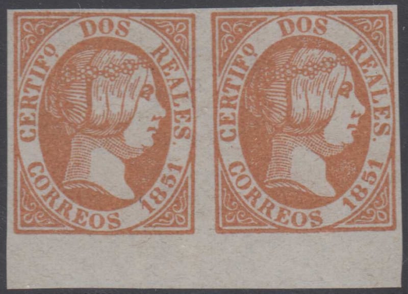 Spain 1851 — Queen Isabella II