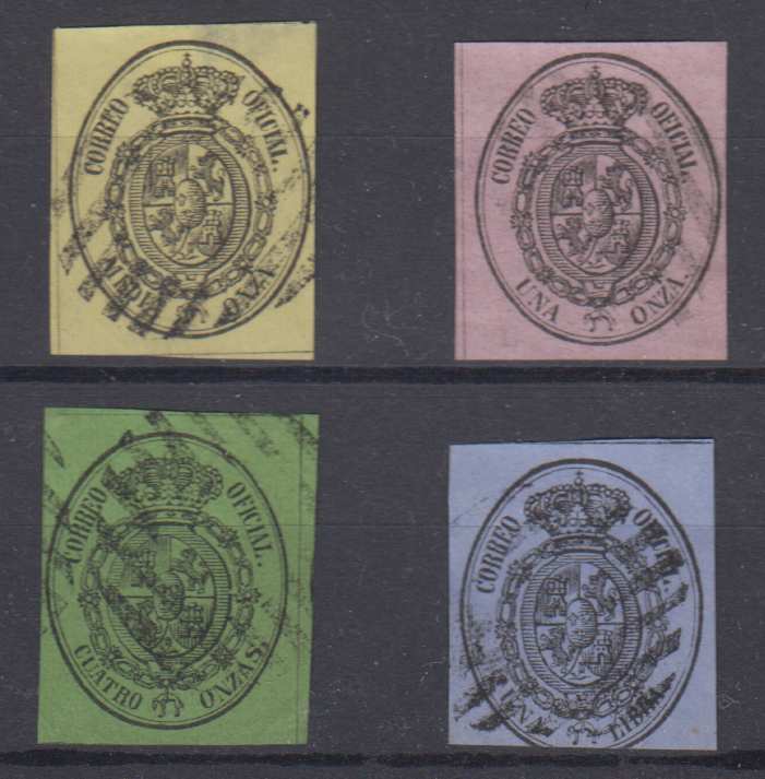 Spain 1855 — Official Stamps