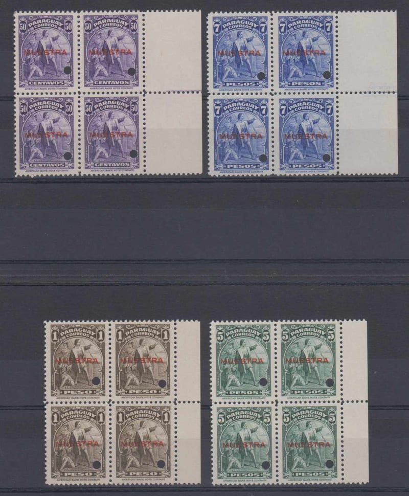 Paraguay 1943 — Columbus