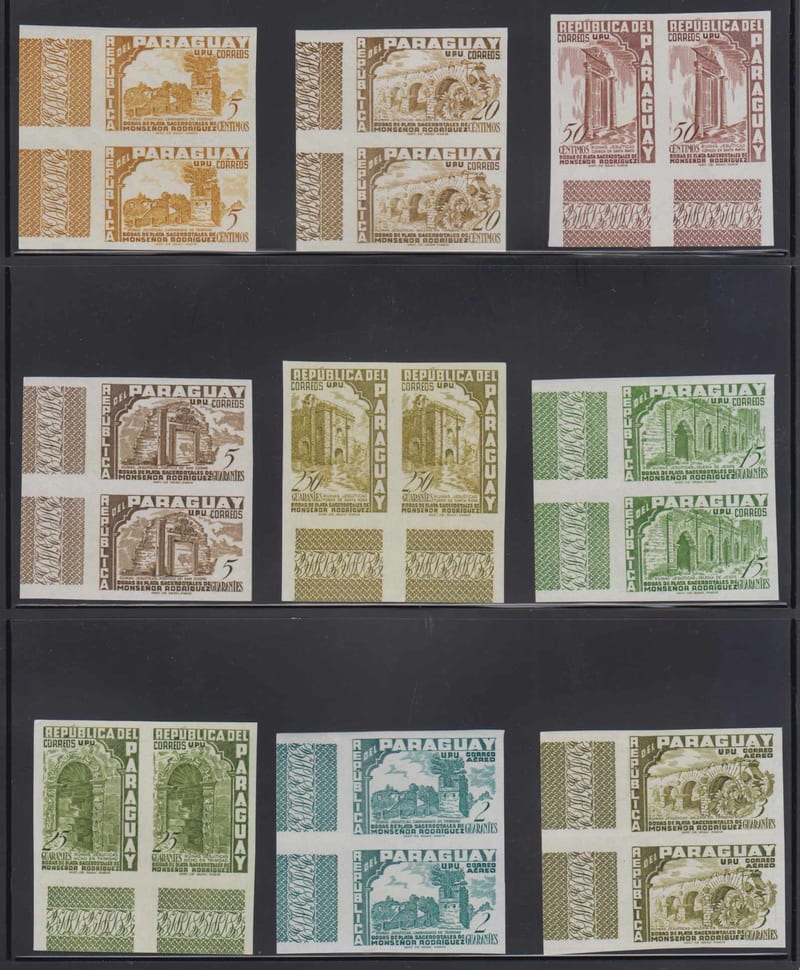 Paraguay 1955 — Scott 491-497 & C225-c232
