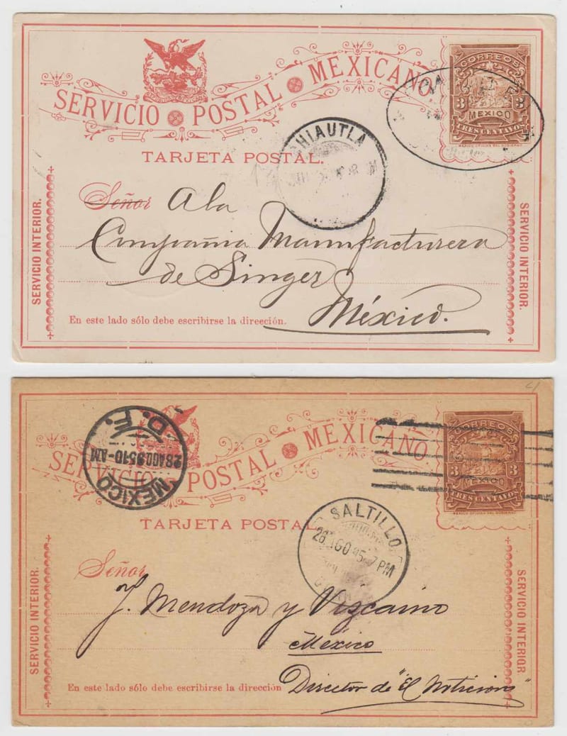 Mexico 1895 — Mepsi Pc65 & Pc67