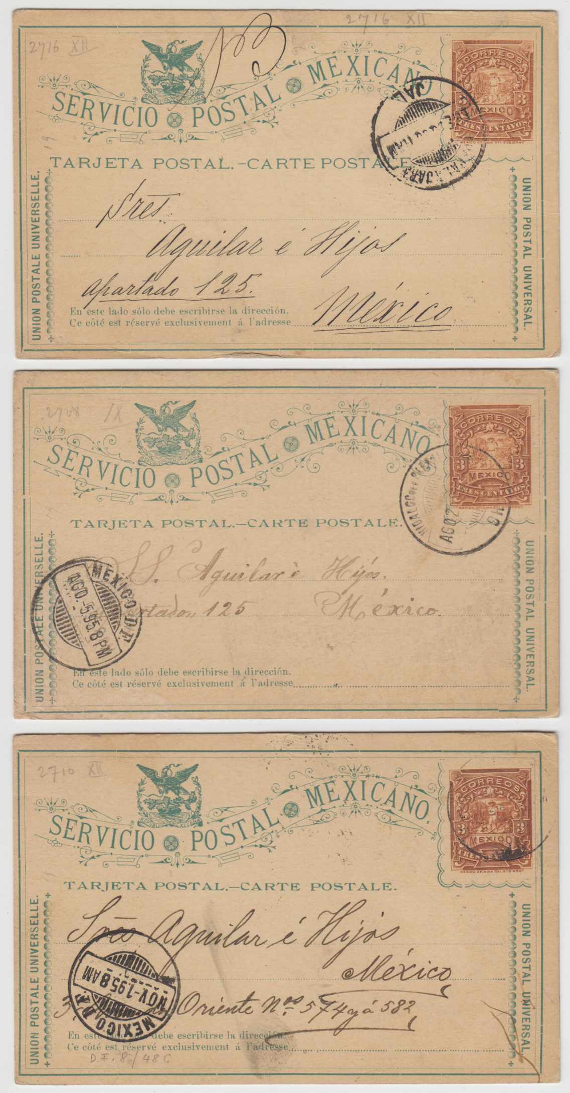 Mexico 1895 — Mepsi Pc68-pc69
