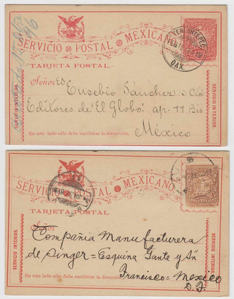 Mexico 1897 — Mepsi PC 77 (Q2a) & PC 79
